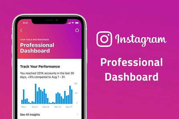 داشبورد حرفه‌ای اینستاگرام