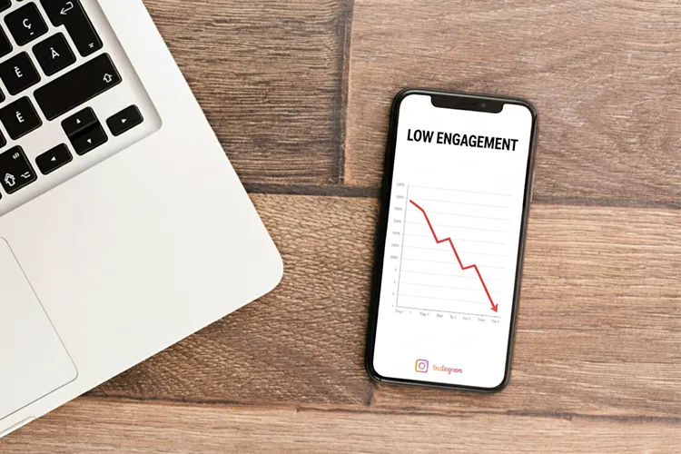 تاثیر محتوای غیر جذاب در کاهش نرخ تعامل تبلیغات اینستاگرام